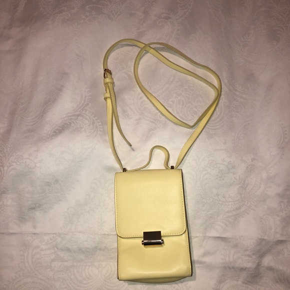 pastel yellow bag